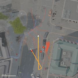 Top-down path of the attempt