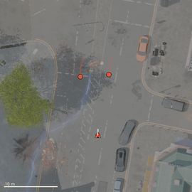 Top-down path of the attempt