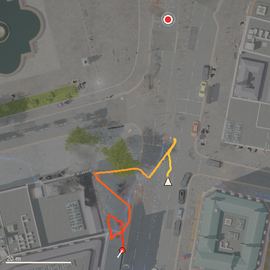 Top-down path of the attempt