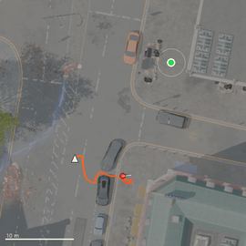 Top-down path of the attempt
