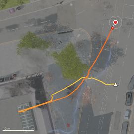 Top-down path of the attempt