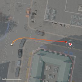 Top-down path of the attempt