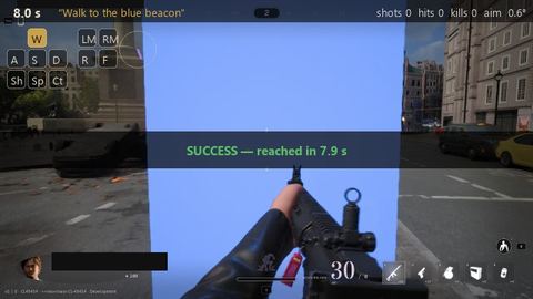What the model saw in Blue among 3 beacons, seed 6