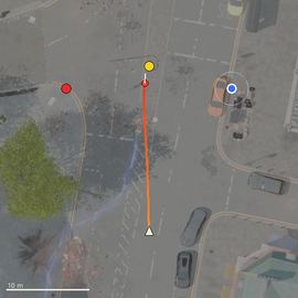 Top-down path of the attempt