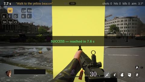 What the model saw in Yellow among 4 beacons, seed 10