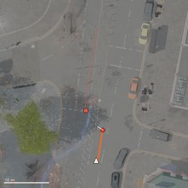 Top-down path of the attempt