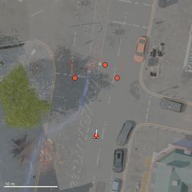 Top-down path of the attempt