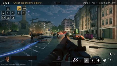 What the model saw in 2 enemies at night, seed 3