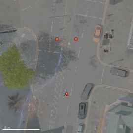 Top-down path of the attempt