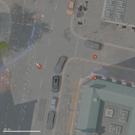 Top-down path of the attempt