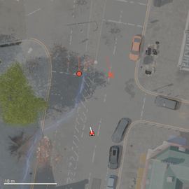 Top-down path of the attempt