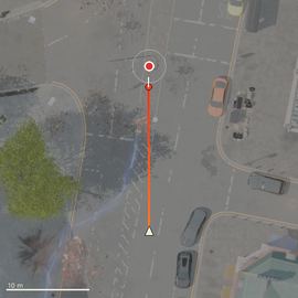 Top-down path of the attempt